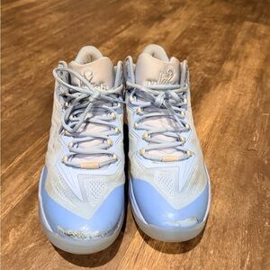 Light Blue and Gray Athletic Sneakers